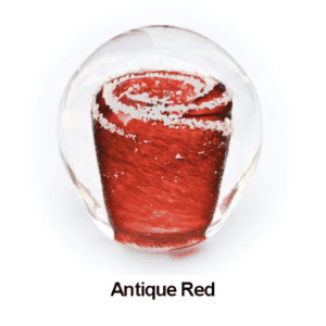 Galaxy orb Antique red